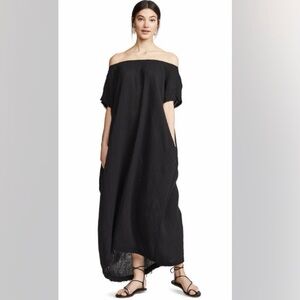 Elegant Black Off-Shoulder Dress